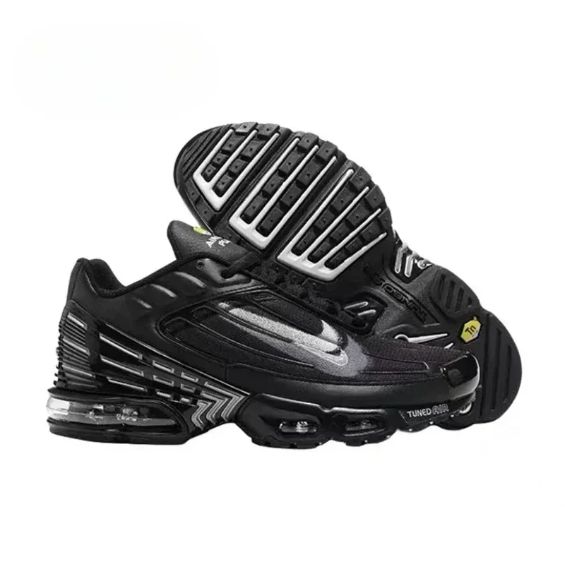 Nike Air Max Plus TN 3 Black Fashion Classics Breathable Men Sports Running Shoes Air Cushion Men Walking Sneakers