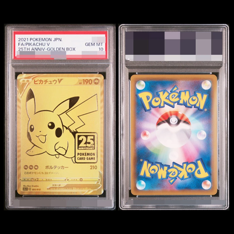 PKM Pikac Serie Set PTCG HOLO Foil Card ILLUSTRATOR Replica POLA 10 Giocattoli Hobbie Hobby Da Collezione Gioco Collezione Anime Card