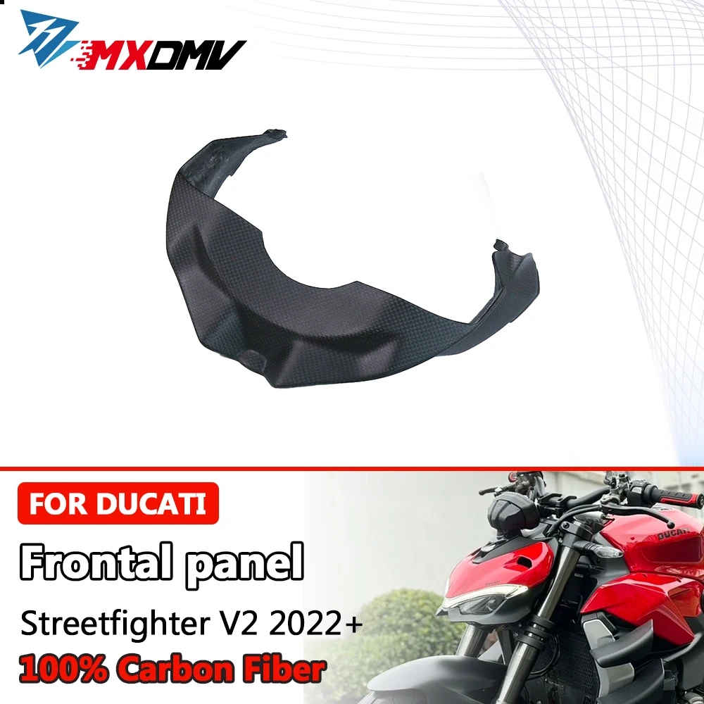 

For DUCATI Streetfighter V4 V4S V2 2022 2023 2024 100% Carbon Fiber Internal Headlight Under Fairing Cowl Motorcycle Accessories