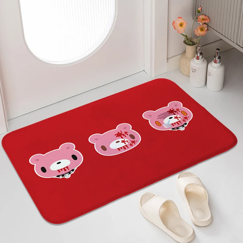 

Non-slip Mat Z-Goomy Bears Front Door Entrance Carpet for Bedroom Rug for Bed Room Floor Funny Doormat Home Decorations