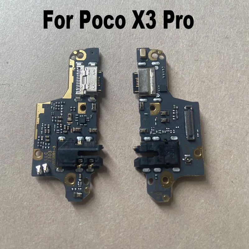 For Xiaomi Poco X3 Pro NFC USB Charging Port Mic Microphone Dock Board Flex Cable With IC Fast Charging 4G 5G