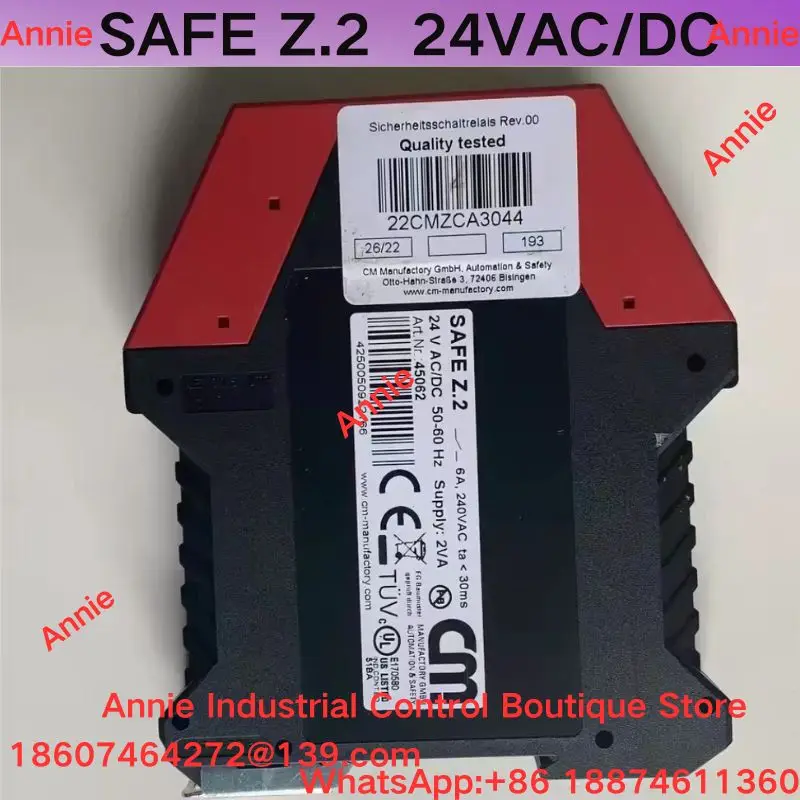 brand-new  Original imported safety relay SAFE Z.2 24VAC/DC in stock