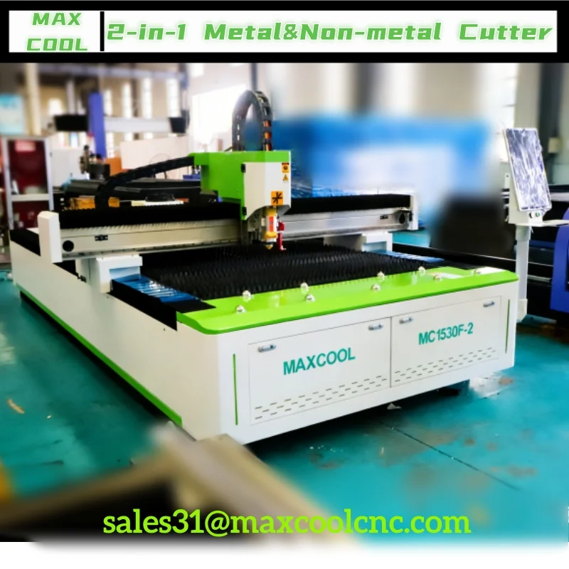 2-in-1 Laser Cutting Machine 2kw 3kw 6kw Raycus Laser Metal Sheet Cutter 150w Co2 Laser Acrylic Plywood Engraver Cutter Sale