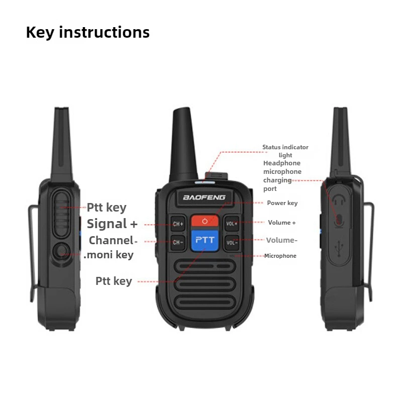 

BF-C50 Communicator BAOFENG Upgraded High Power Mini Small Communicator