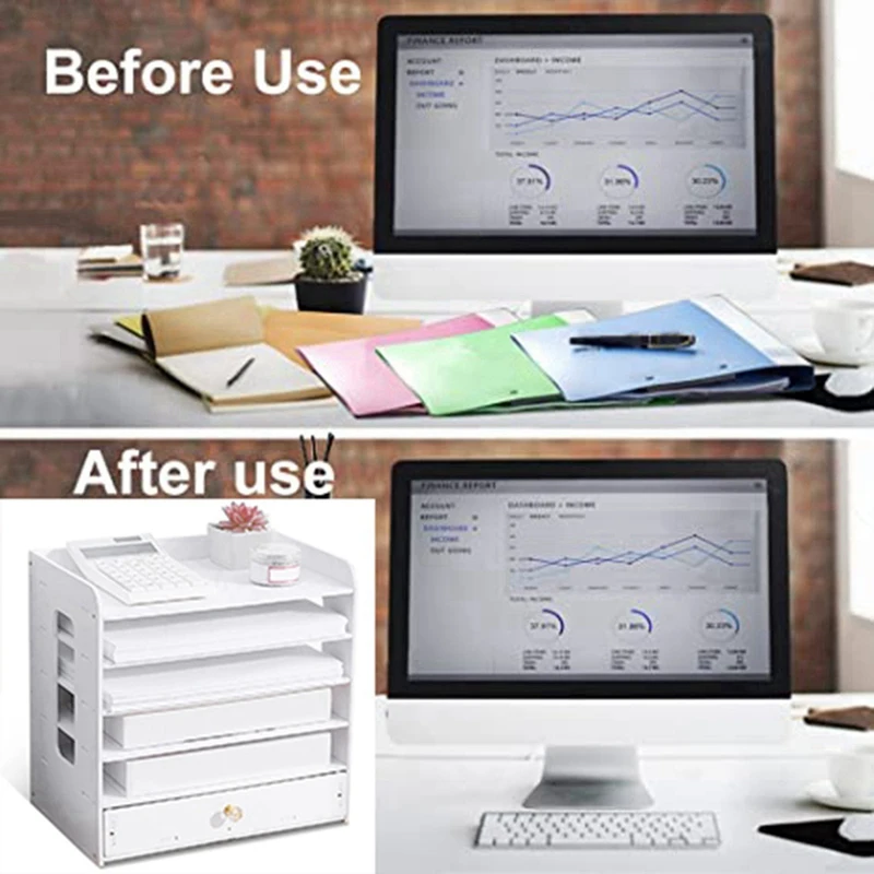 Data Finishing Rack White Data Finishing Rack For Home Office Folder File Mail Sorting Rack File Holder Tray