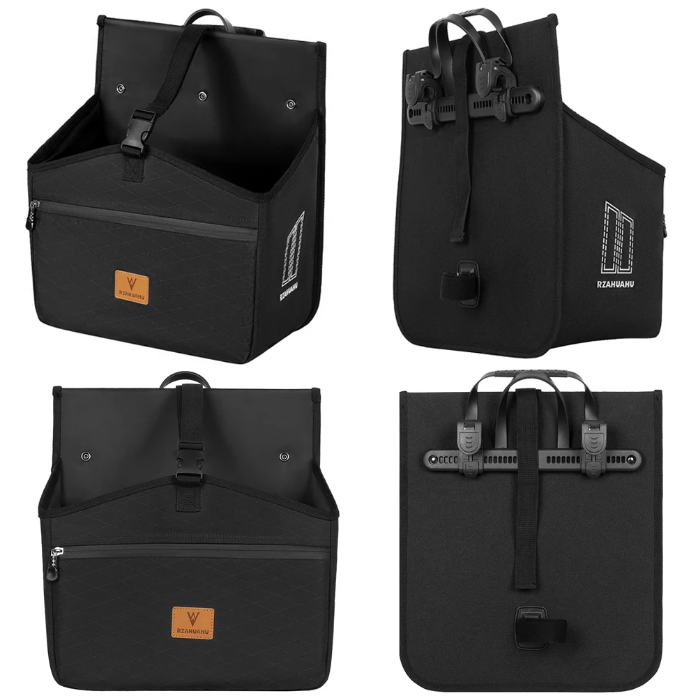 

Pannier Rack Bag Large Capacity Bicycle Bag for Pannier Rack with Adjustable Cord Carry Bag for MTB Road Bike E-Bike