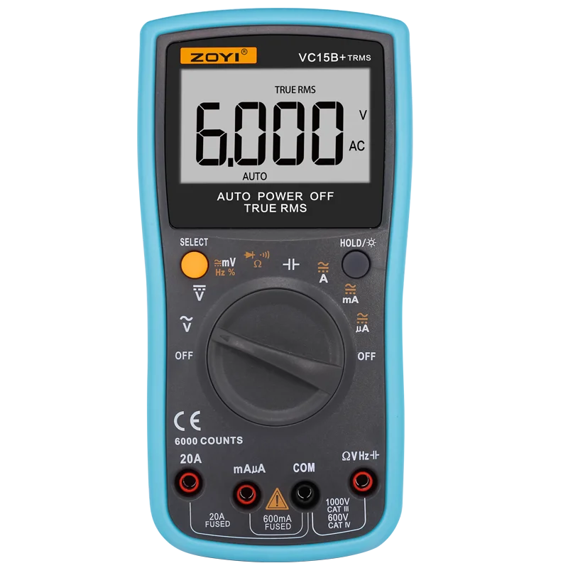 ZOYI ZT-17B+ Is an Electrical Multimeter Known for Its High Precision Digital Display, Smart Home Capacitance Meter, and Ohm