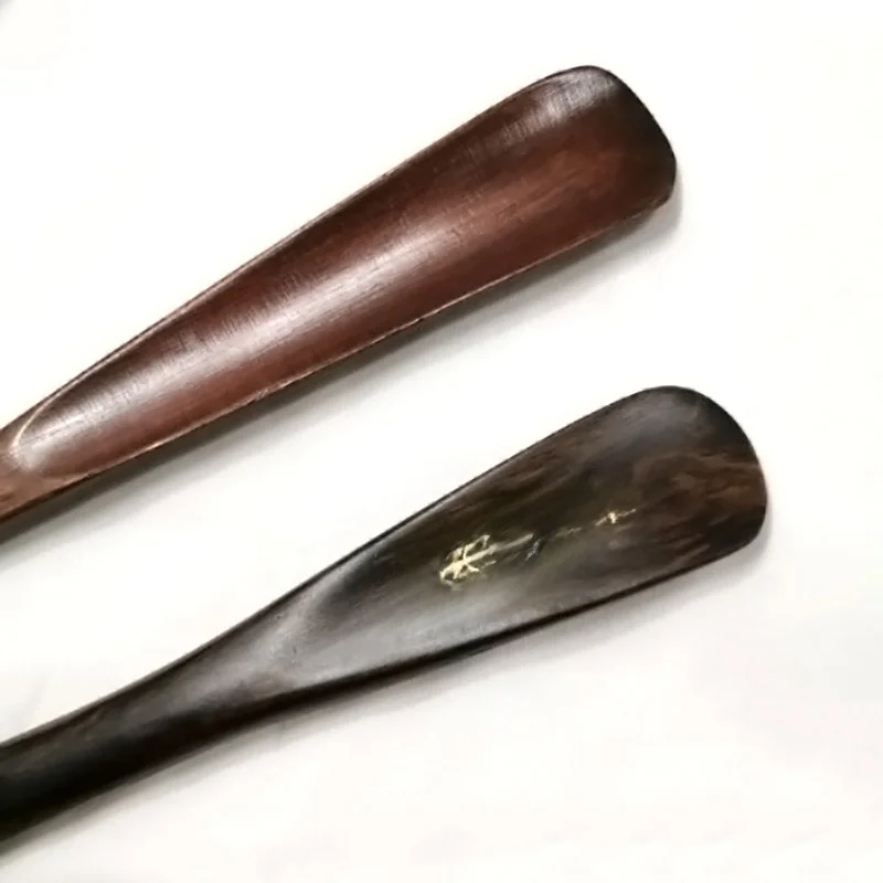 

Long Handle oe Horn Wooden Real Wood Extended Length Super Long Lazy Person's oe Der Home Use oe Inserting Tool