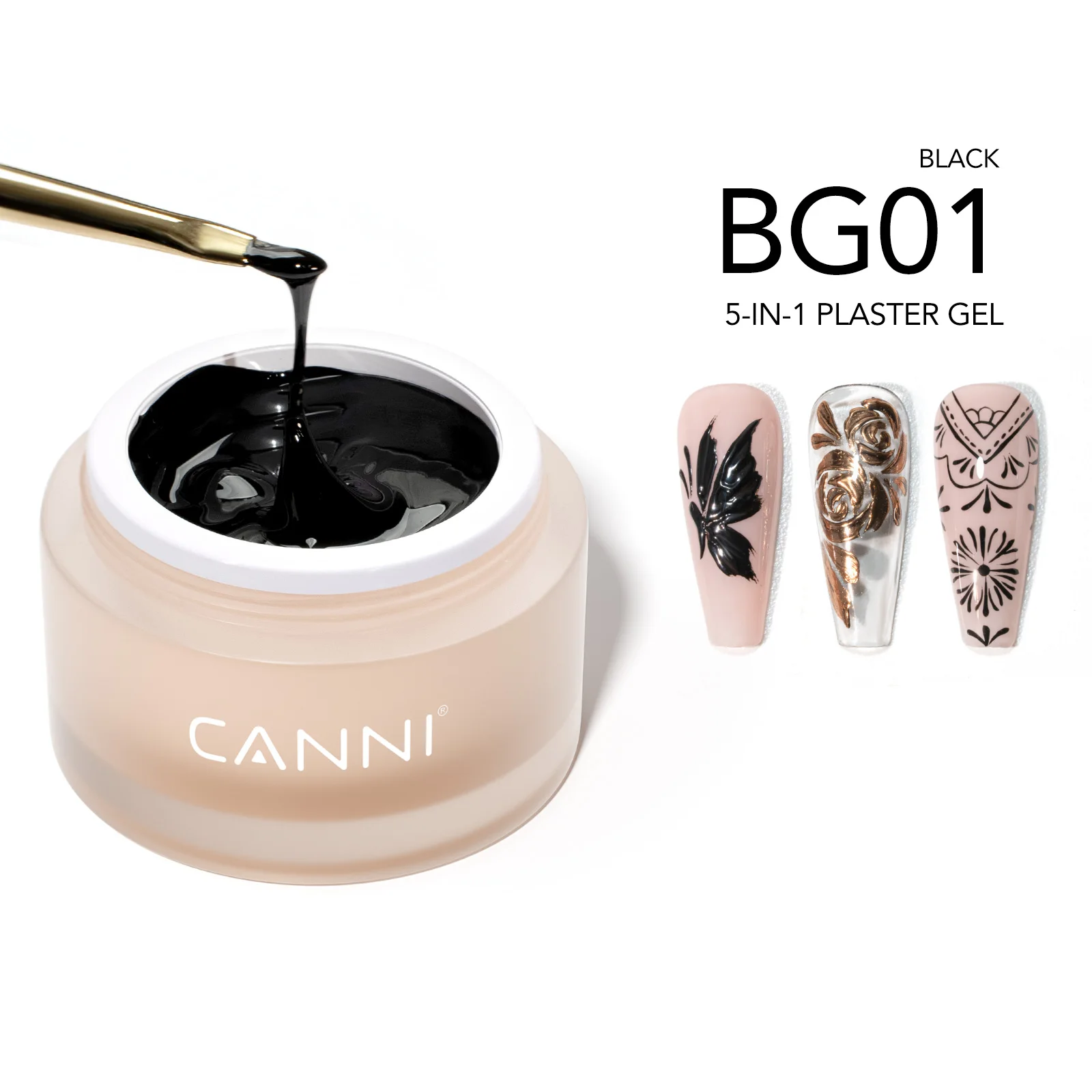 10g CANNI Fiber Base Coat Glasreparatur-Gel Hochglänzender Langlebiger Top Coat Halbtransparentes Milchweißes PVC 3D-Modellier-Gel – Detail 18