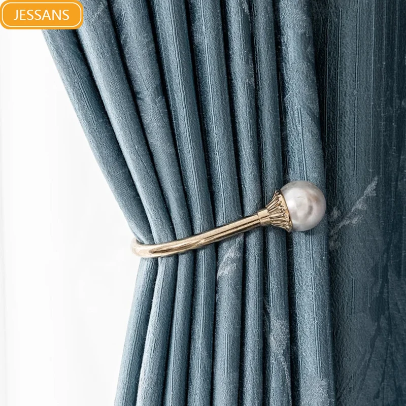 

New Chinese Style Light Luxury Jacquard Thickened Blackout Curtains for Living Room and Bedroom Customized Products