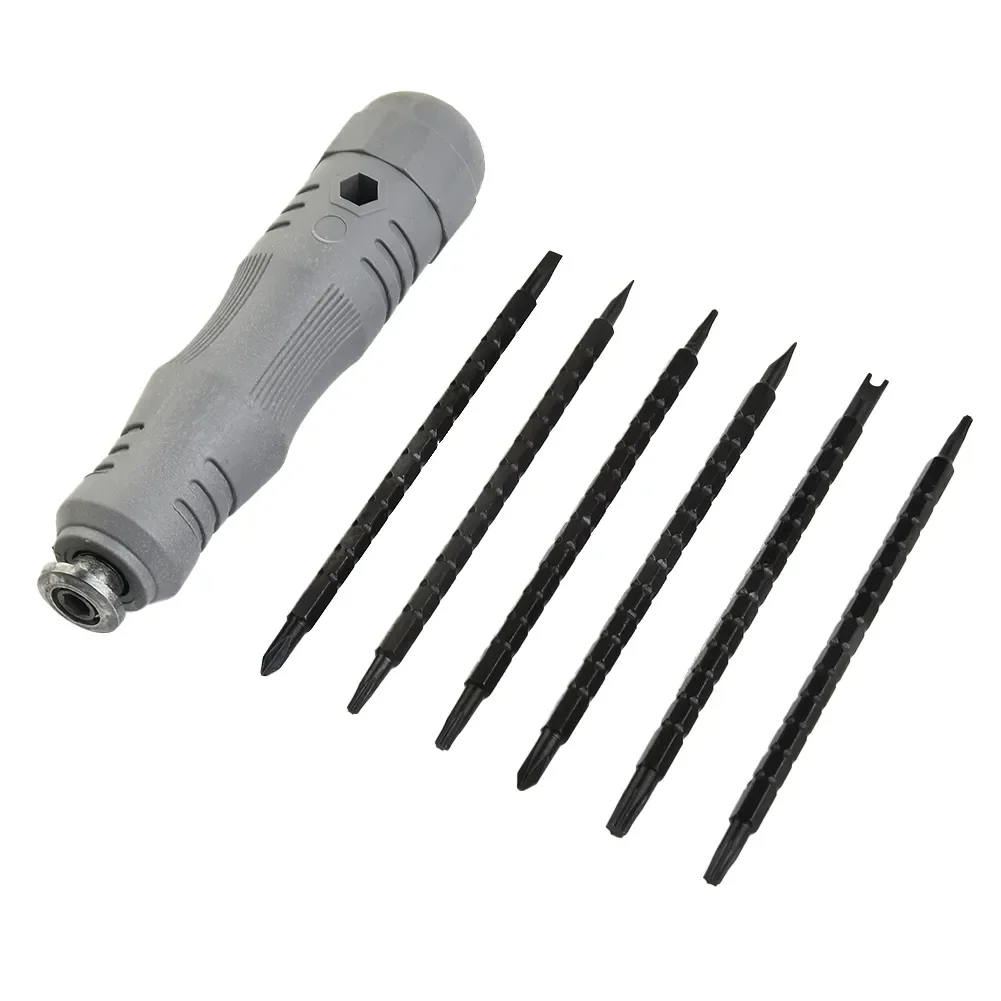 13 In 1 Triangle Screwdriver Magnetic Screw Driver Torx Key Telescopic Alloy Steel Multifunctional Screwdriver Hand Repair Tools