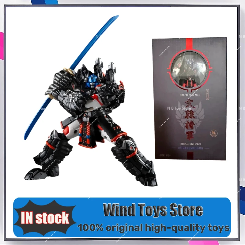 [IN VOORRAAD] Transformatie Iron Factory Iron Samurai Serie ALS EX-75 EX75 Oosarushogun Action Figure Verzamel Geschenken