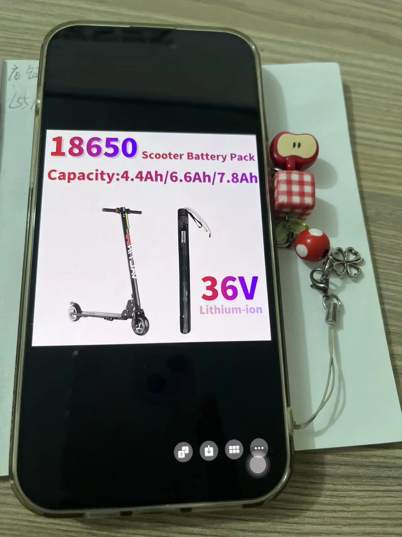 

For Scooter accessories 10S3P 18650 36V 4.4Ah/6.6Ah/7.8Ah lithium ion carbon fiber scooter special battery is suitable