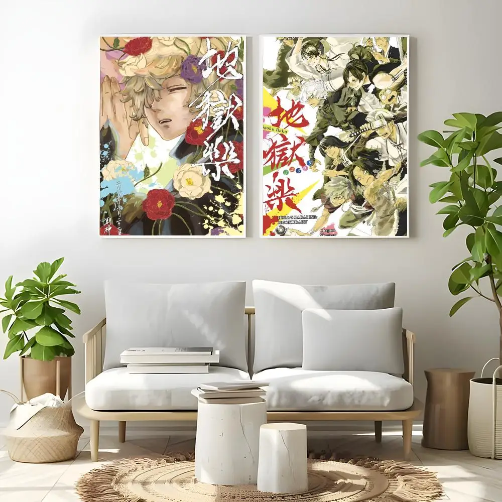 Anime H-Hells P-Paradise Poster Wall art print art suitable for living room bedroom bar parlor home decoration gift