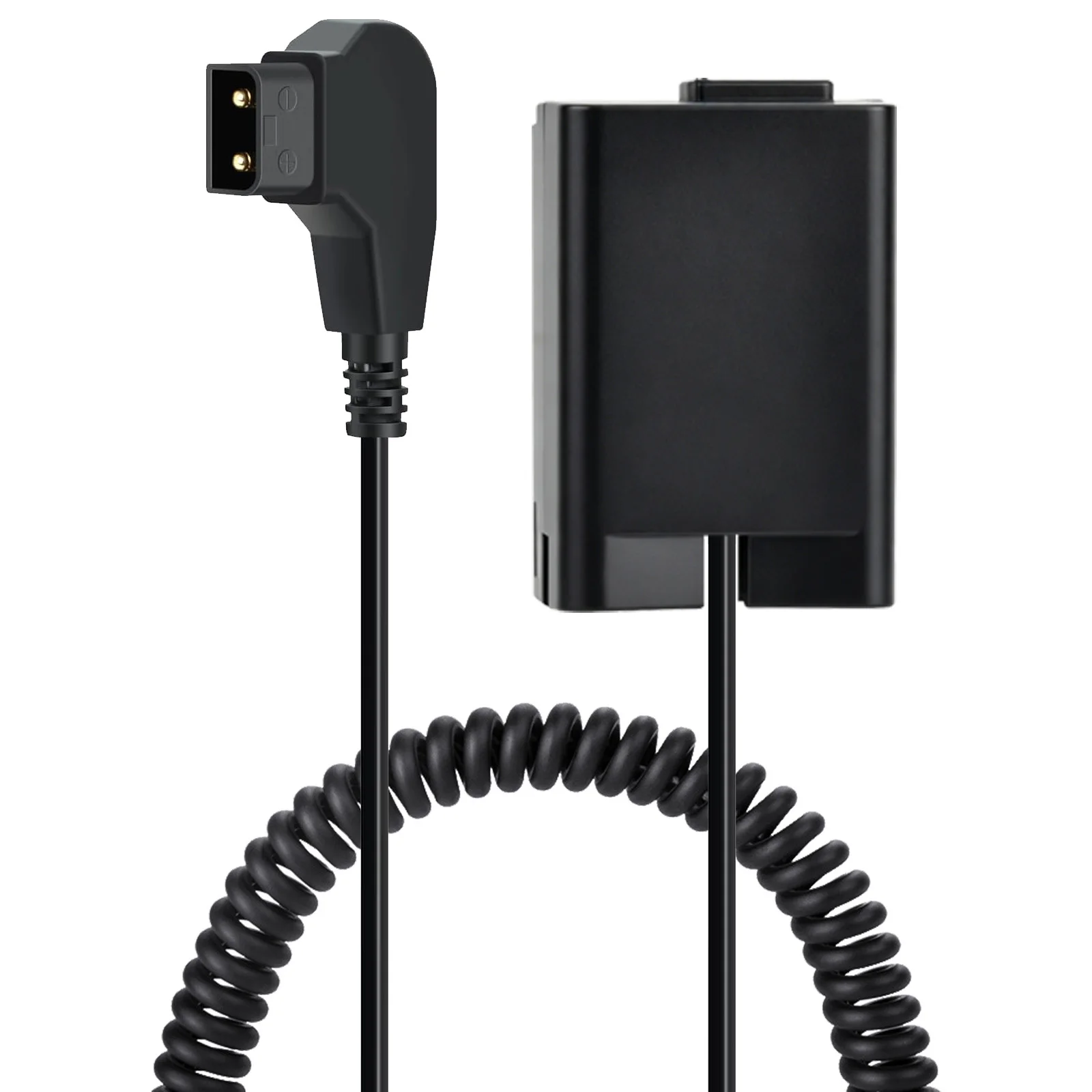 D-tap to EN-EL25 Battery EN-EL25 Dummy Battery Power Adapter PD 20W Coiled Cable DC Coupler For Nikon Z30, Z50, ZFC