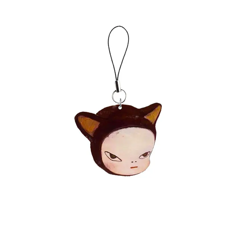 Nara Yoshitomo Phone Charm Keychain Acrylic Nara Yoshitomo Small  Mobile Phone Chain Key Rin Accessories Fans Gifts