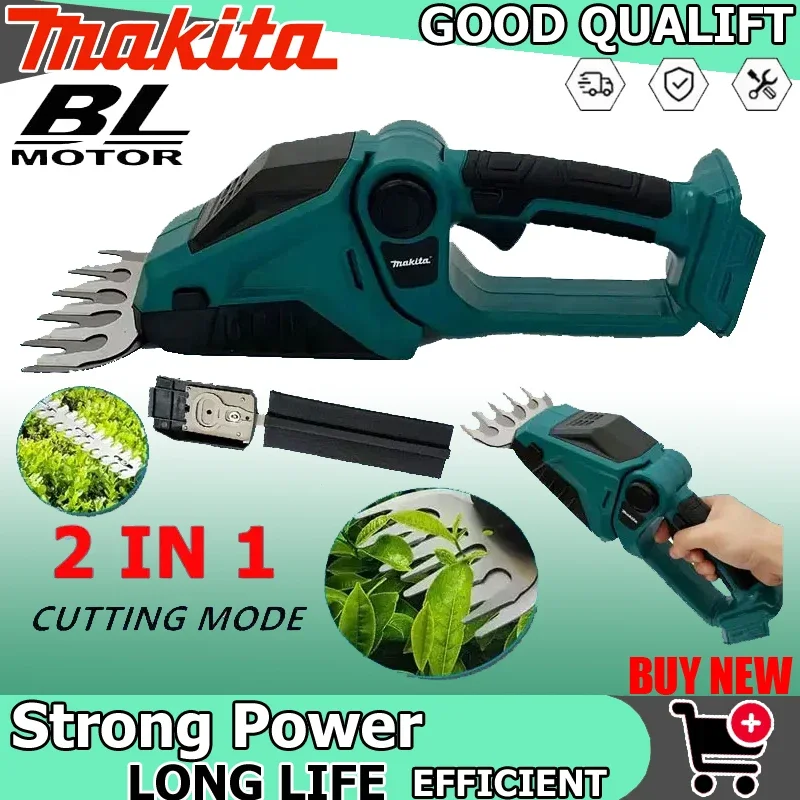 

Новый аккумуляторный электрический кусторез и триммер для живой изгороди Makita 2-в-1, перезаряжаемый ручной инструмент для садоводства и ландшафтного дизайна, 18В