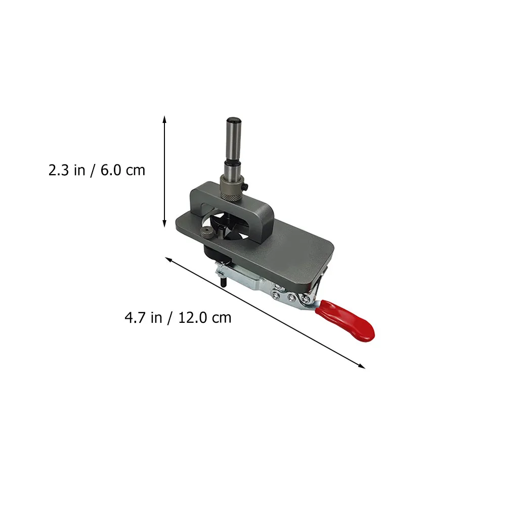 1Set Woodworking Hinge Positioning Tools Alloy Hinge Hole Jig Kit Cabinet Door Borehole Locator Cupboard Installation Carpentry