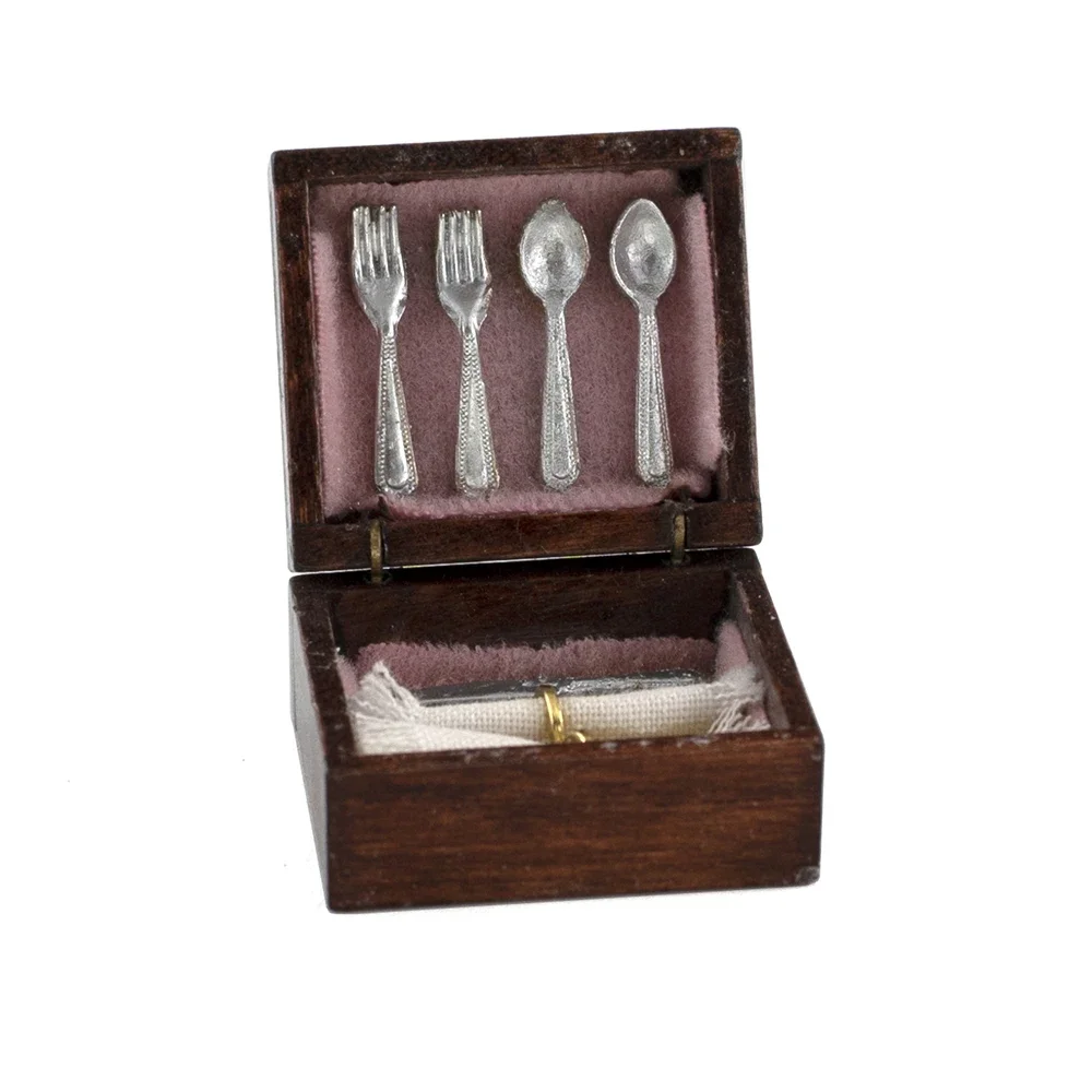 

1/12 миниатюрный нож для кукольного домика, вилка, ложка, мини-посуда, модель игрушки для кукольного дома, аксессуары, украшение ob11 bjd