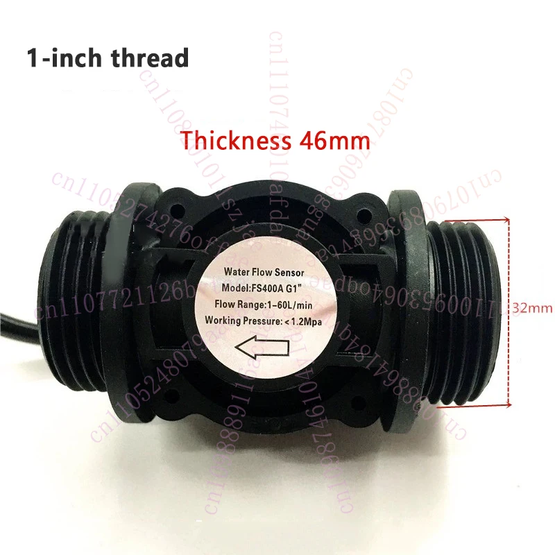 

1-inch Hall NPN Pulse Flowmeter DN25 Water Flow Sensor Pipeline Flow Detection Flow Rate