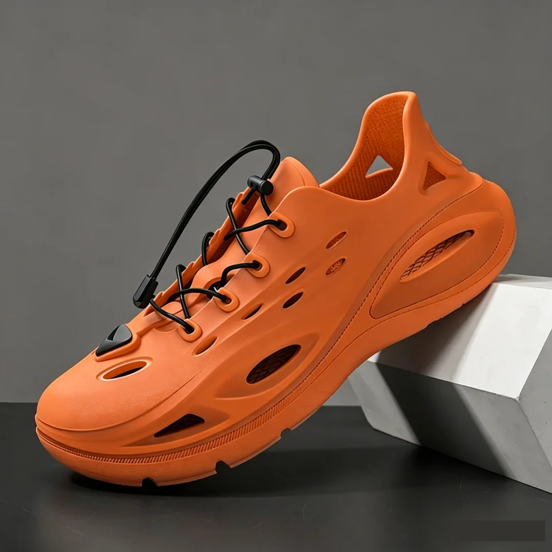 

Summer Men's Super Light Sandals Waterproof Sneakers Slip On EVA Thick Sole Slides Fishing Driving Outdoor Jogging Flat Shoes