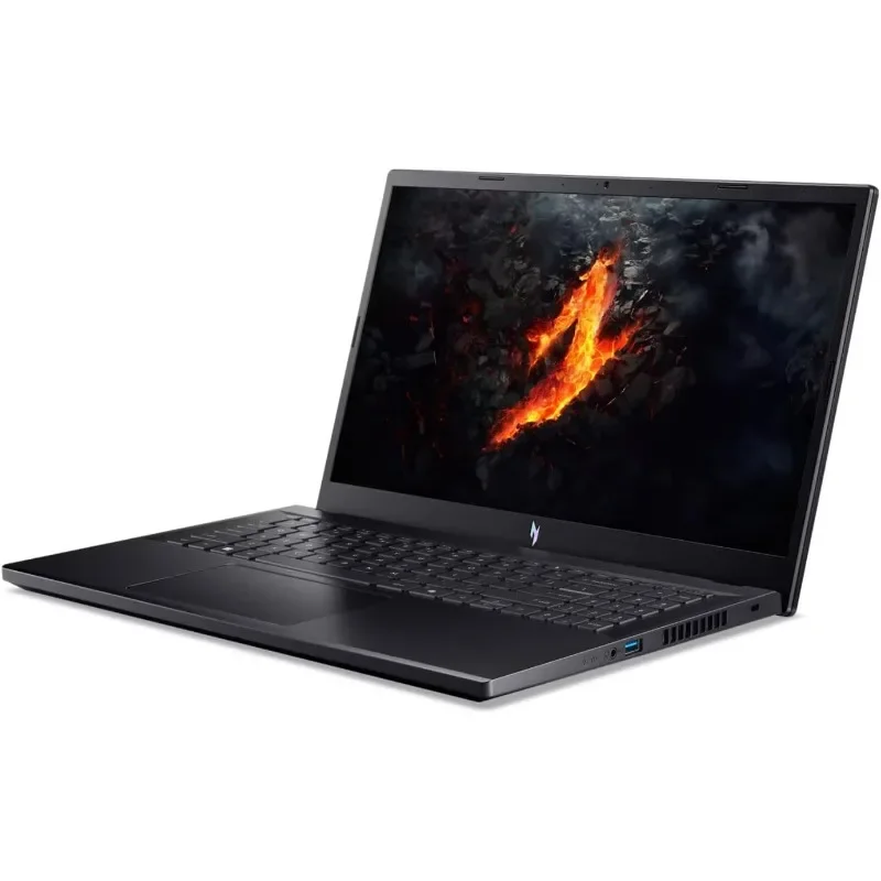 2025 Nitro V 15 كمبيوتر محمول للألعاب 15.6 بوصة FHD IPS 144 هرتز AMD 6-core Ryzen 5 7535HS 16GB RAM 512GB SSD GeForce RTX 4050 بإضاءة خلفية USB-C Wi