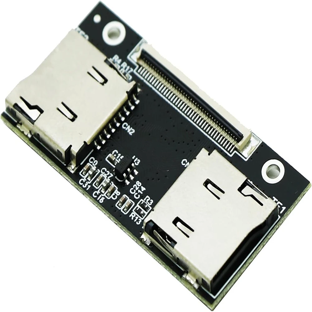 Solid State Drive Adapter Card Dual for SD SDXC TF 40pin to CEZIFSSD Compact Metal Design Supports Large Capacity Cards