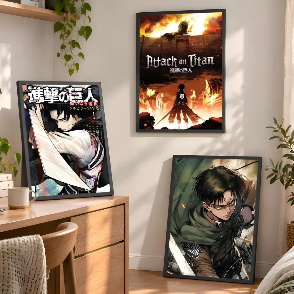 L-Levi A-Ackerman Poster Aesthetic Wall Art Bedroom Living Room Dorm Office Home Decor