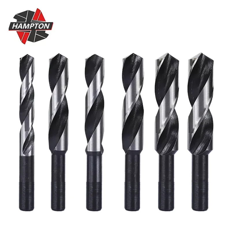 HAMPTON Reduced Shank HSS Drill Bit 14/16/18/20/22/25mm Hole Drill Cutter for Woodworking Carpentry Tools Twist Drill Bit