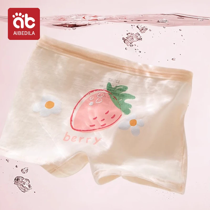 6 قطع سراويل الفتيات نمط شخصية جميلة الكرتون الفتيات الملاكم ملخصات لينة القطن ملابس داخلية للأطفال قابل للغسل الأطفال الملاكمين ﻿