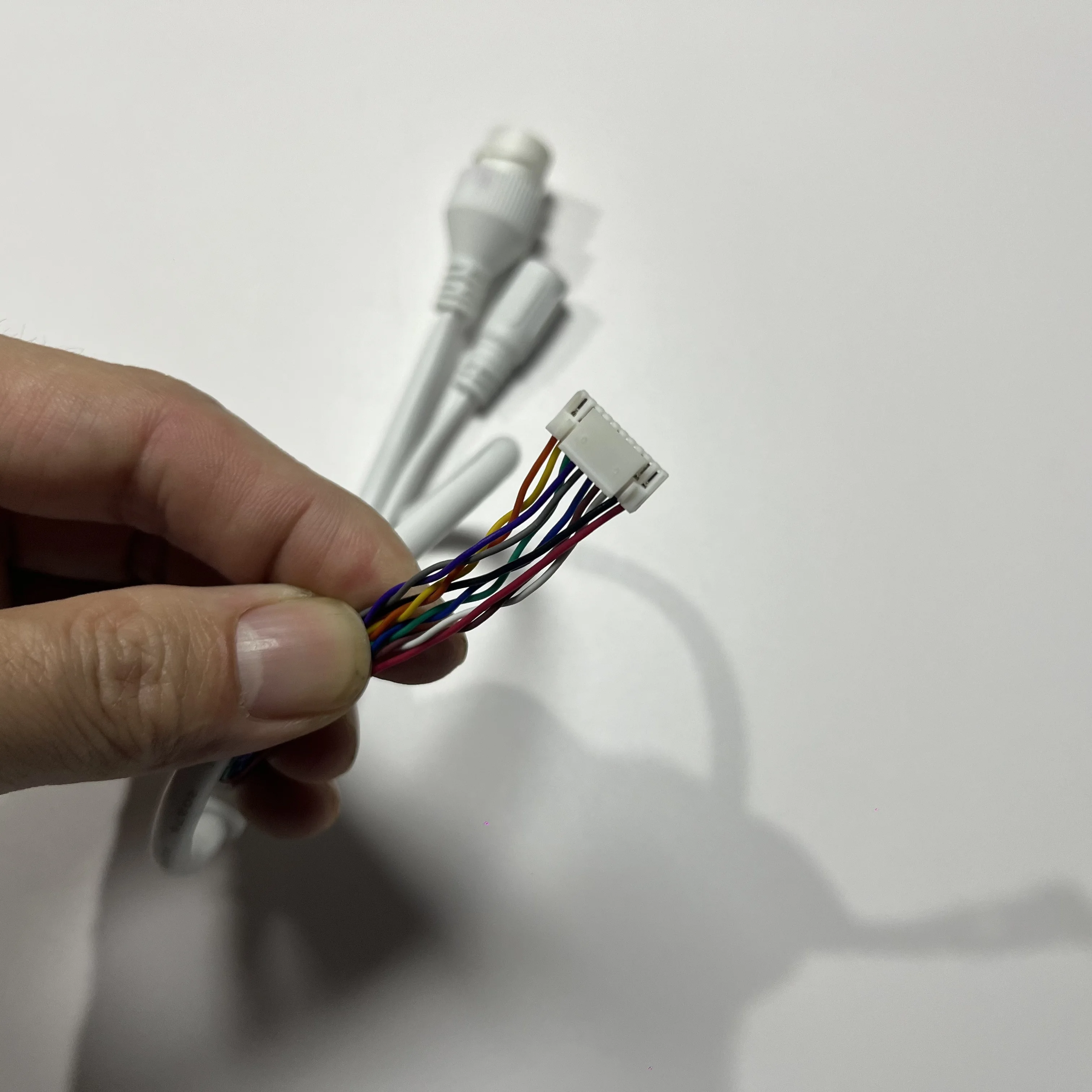 Ethernet Lan Cable PoE RJ45 Network Cable 10 Pin 10 Core For Hikvision IP Camera Indoor Dome Shell Housing