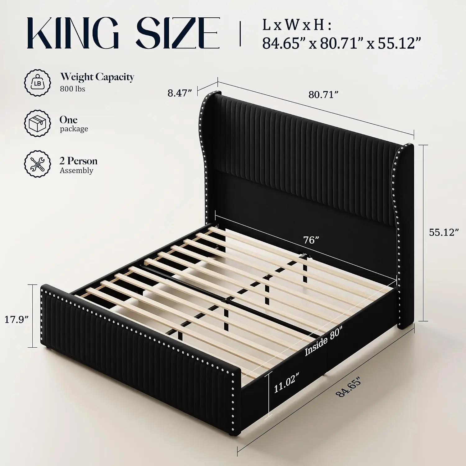 King Size Bed Frame 55