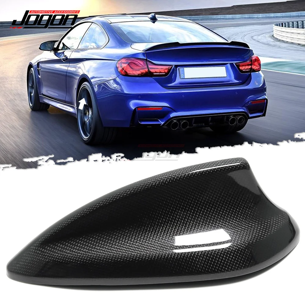 Carbon Fiber Car Shark Fin Antenna Aerials Cover For F22 F23  F30 F35 F34 F32 F33 F36 M2 M4 G30 G11 G20 Exterior Accessories