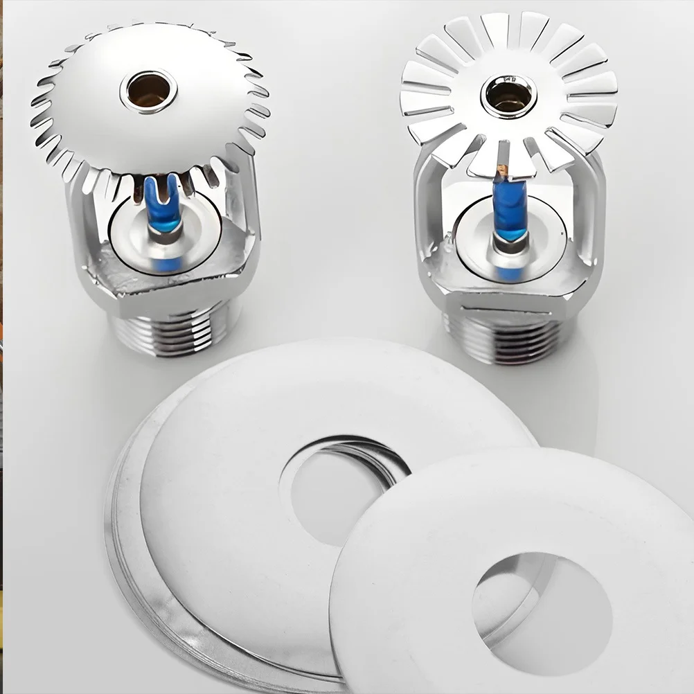 5 قطعة غطاء الزخرفية القرص واحد لرأس رشاش الحريق جدار فولاذي مقاوم للصدأ شنت غطاء الرش لوحات وصلة أنابيب #1