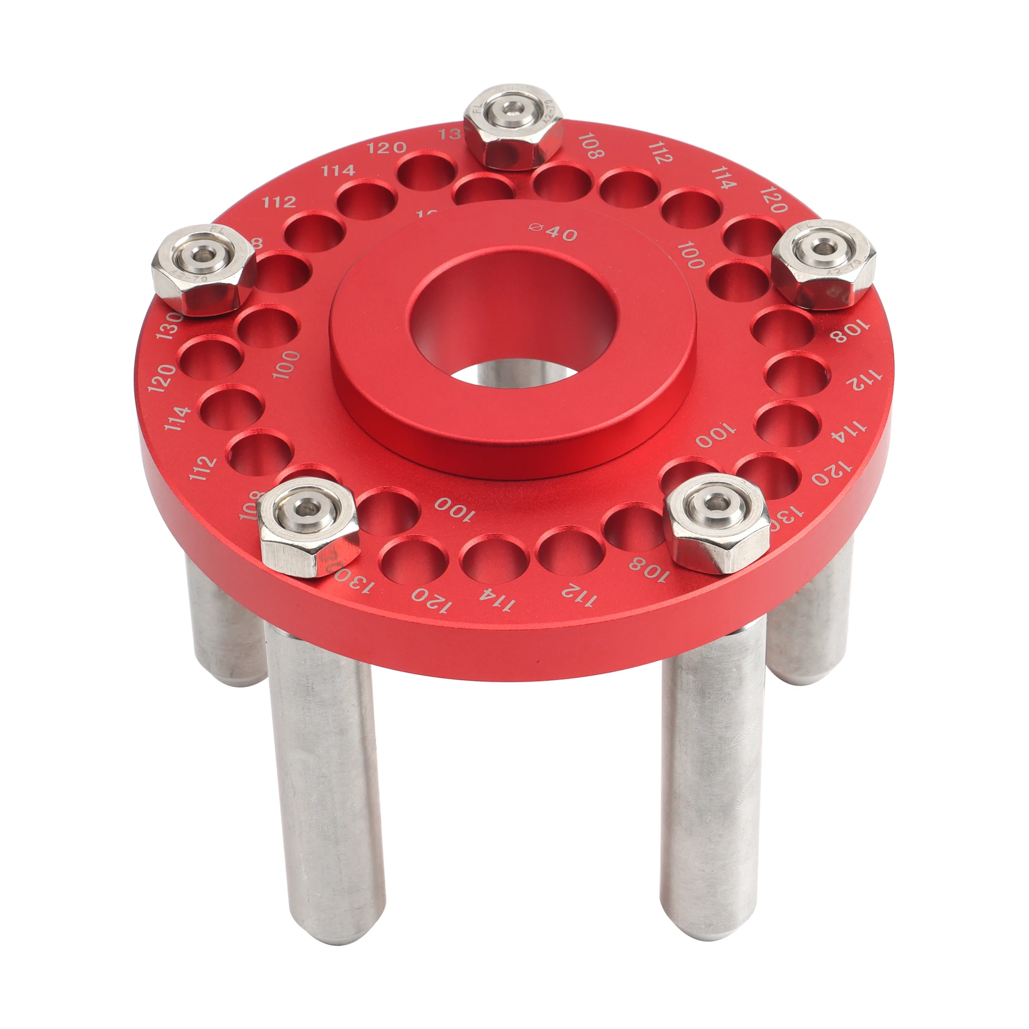 Radwuchtmaschinen-Adapter Reifenklemme Radausrichtungs- und Auswuchtwerkzeuge Reifenwuchtmaschinen-Klemme für 40mm Schaft