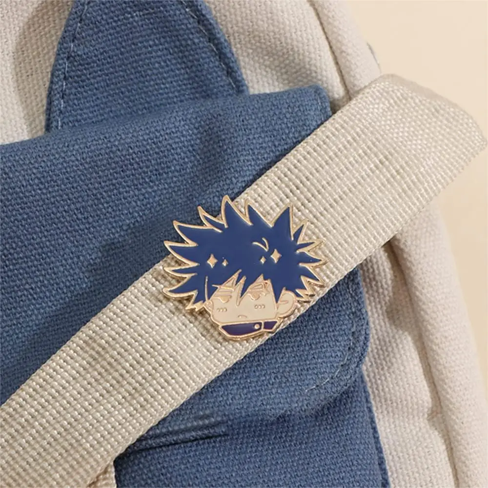 Jujutsu Kaisen Figura Broche, Anime Cosplay Pin, Presente para Fãs, 8pcs