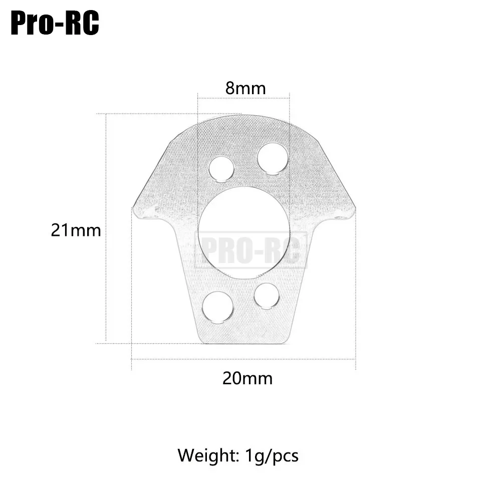 1Pcs Aluiminum Motor Plate GP101B 23 Main Frame Upgrade Parts for RC 1/8 Kyosho NSR500 Motorcycle Honda