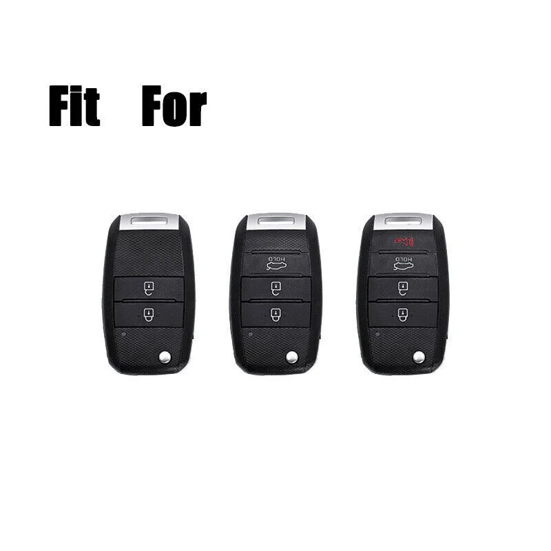 Z+ Zinc Alloy TPU Car Key Fob Case Cover For Kia Rio Sorento Picanto Soul K3 Optima