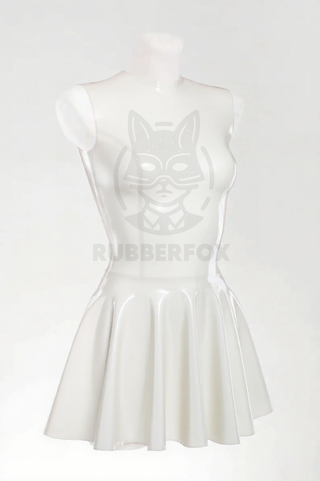 

Индивидуальный латексный модный топ eurocat, женское белое платье, топ с рукавами, 100% резина, сексуальная клубная одежда ручной работы