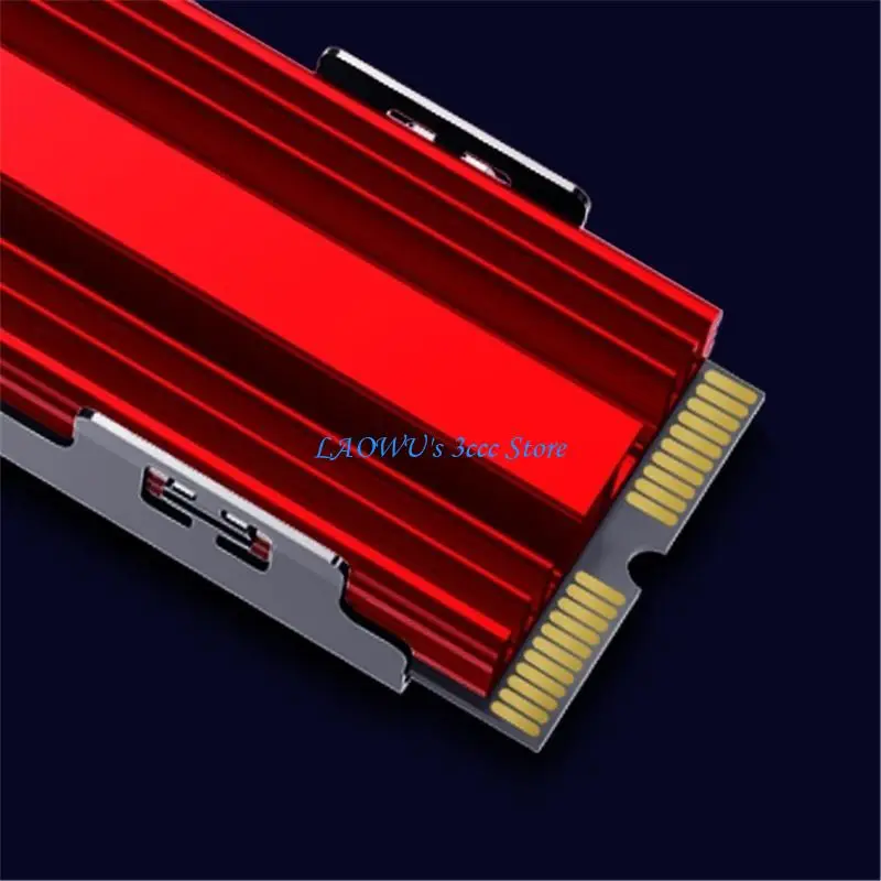 Y8AD NVME Heatsink Aluminum M.2 SSD Cooling Heatsink M.2 NVME 2280 Hard Disk Heat Dissipation Radiator for NVME M.2 2280 SSD