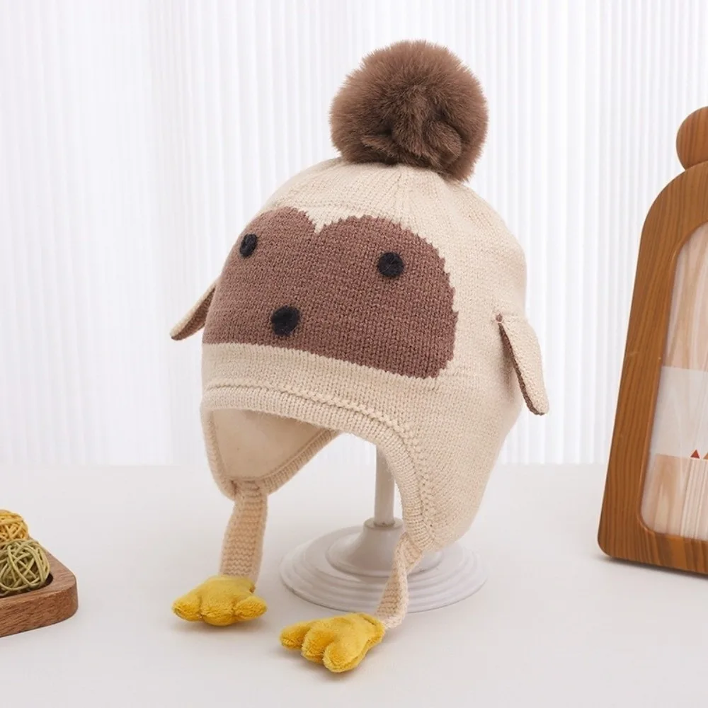 

Новая пуловерная шапка с помпоном, ветрозащитная, холодостойкая, защитная шапка для ушей, теплая шапка-бини, спорт на открытом воздухе