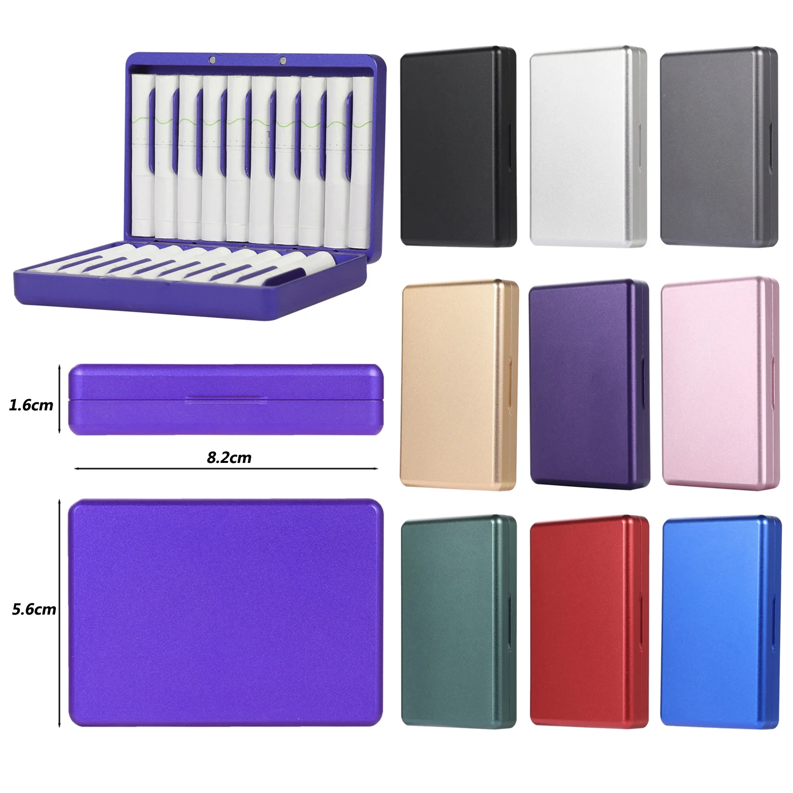 Aluminum Universal Case For Iqos/Terea/HEETS storage box Electronic Cigarette Cartridges Holder IQOS ILUMA Compatible with Coper