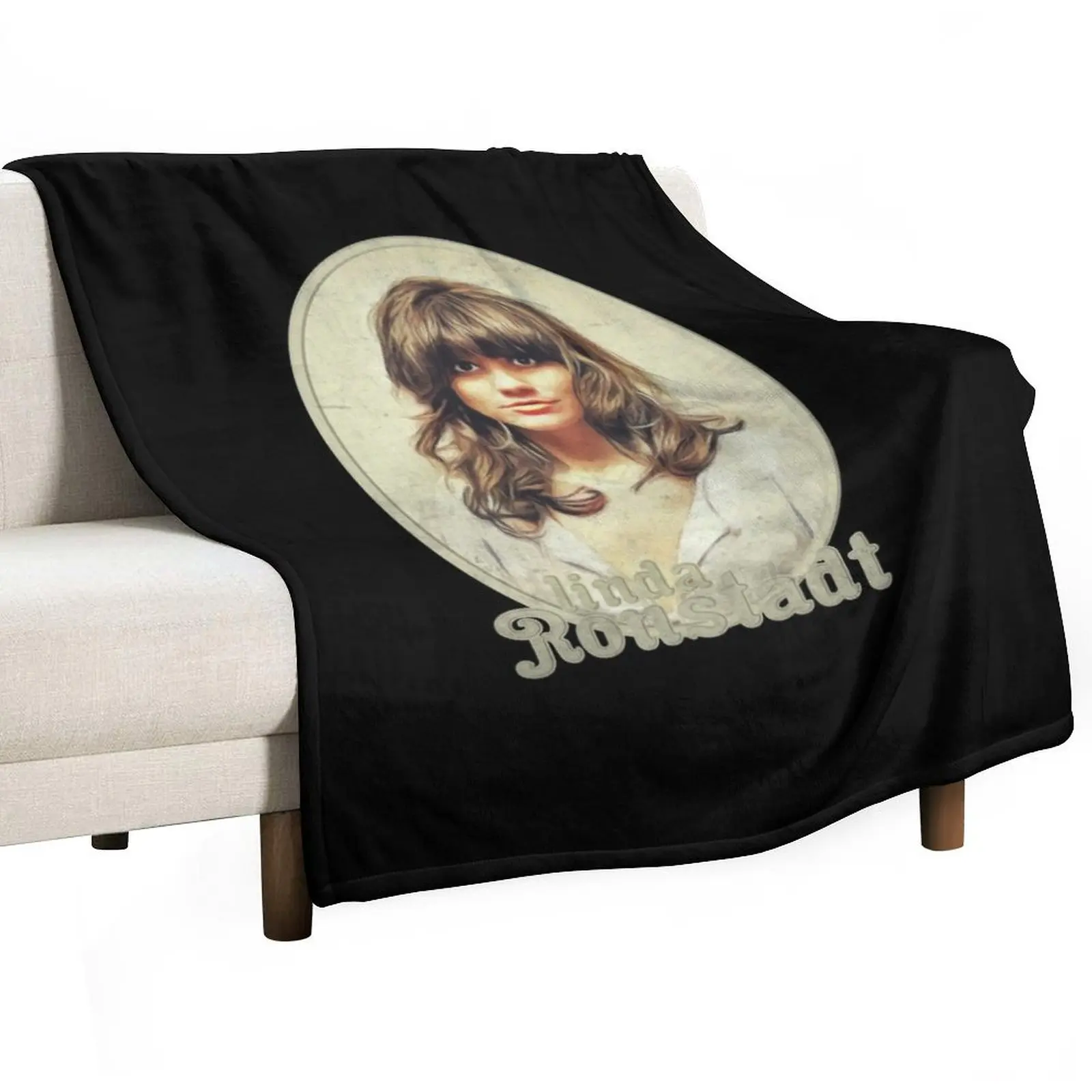 Linda Ronstadt Vintage Throw Blanket halloween Blankets For Baby Camping Furry Blankets