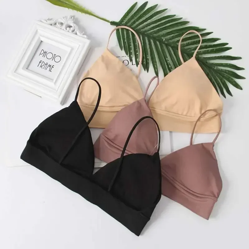 3 Colors Women Sexy Bralette Tube Tops Lingerie Strapless Camis Backless Bra Bandeau Slim Sexy Solid Tanks Underwear Lady Wrap