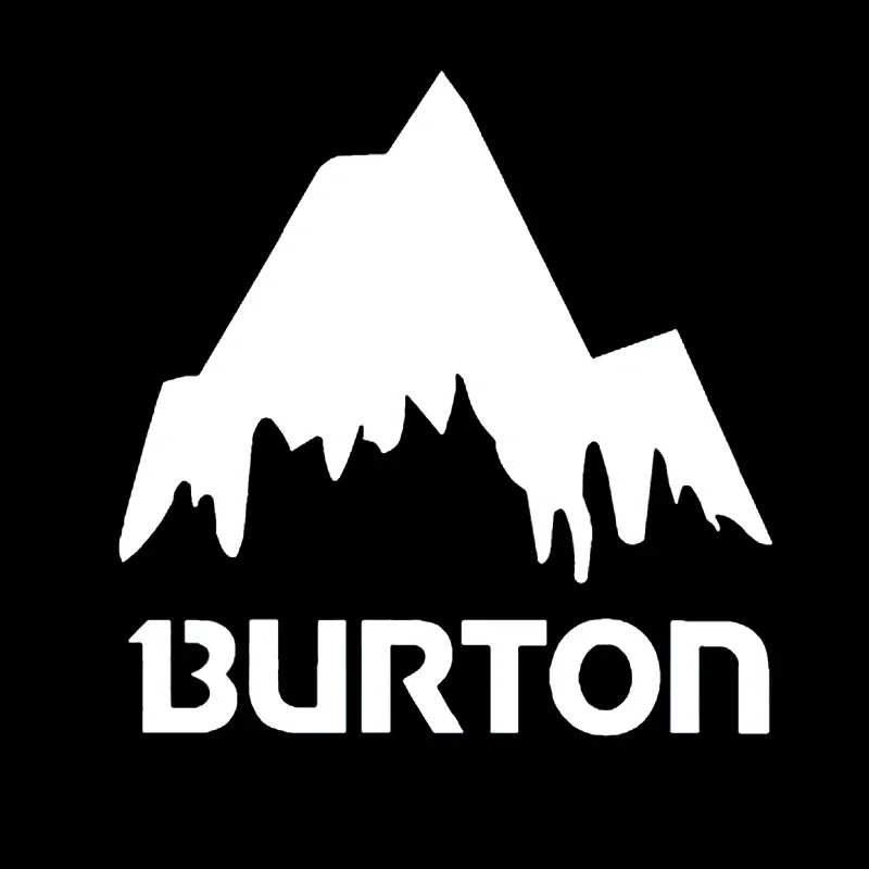 

16*16cm High Quality Burton Mountain Ski Snowboard Vinyl Funny Car Window Bumper Novelty JDM Drift Vinyl Sticker Decal