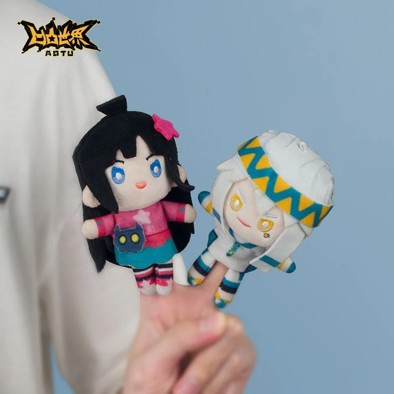 12 CENTIMETRI Anime AOTU Mondo Re Grigio KALIE Ray Palos Peluche Del Fumetto Dito Peluche Bambola Ciondolo Burattino Da Dito Per Bambini Regali Di Compleanno