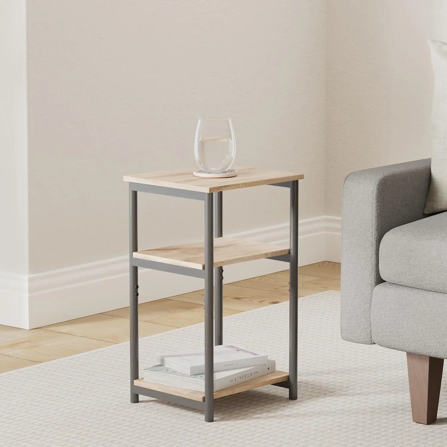#Modern Design Wooden Mobile Coffee Table Home Hall Cross-Border Foreign Trade Export Supply Rubber