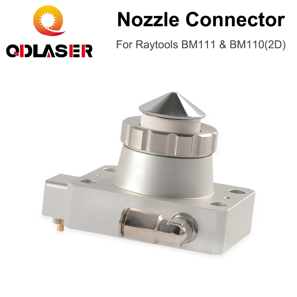 QDLASER Nozzle Connector of Raytools Laser Head BM111 For Fiber Laser 1064nm Cutting Machine