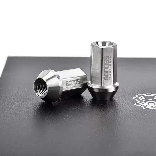 

High Precision 10 Grade Titanium Alloy Forging 60 Degree Cone Car Wheel Lugs Nuts
