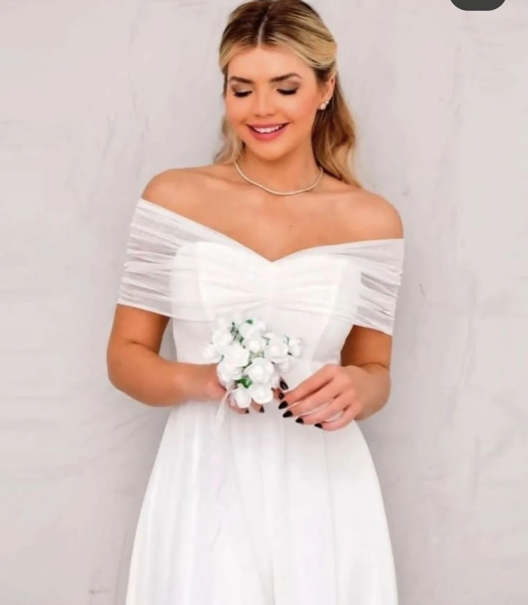 Robe de mariée A-ligne à manches courtes pour femmes, longueur de rinçage hors initié, personnaliser pour mesurer les patients, quelle que soit la chérie civile